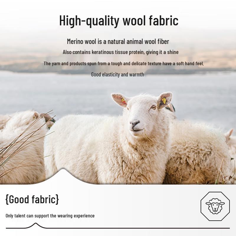 Men's Wool Blend Business Casual Jacket