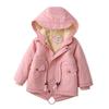 Giacche Invernali in Pile da Esterno per Bambini per Ragazzi con Cappuccio Calde Bambini Ragazzo Capispalla Antivento Autunno Casual Cappotti Abbigliamento per Neonato