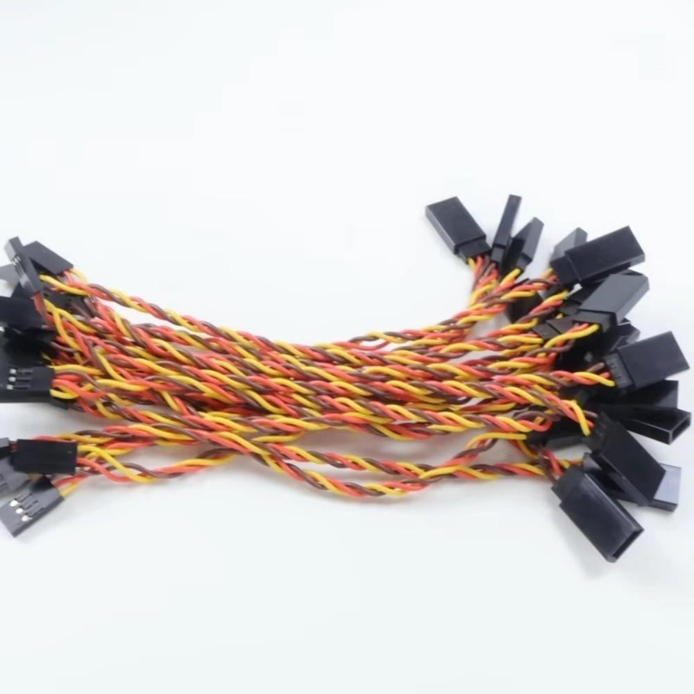 5Pcs Anti-loose Servo Lead Wire Anti-interference Servo Extension Lead Male to Female Cable  RC Car