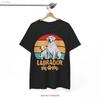 Labrador Mom T Shirt Dog Funny Puppy Lover Paw Print Vintage Versatile Homme Graphic Fashion Streetwear Comfortable
