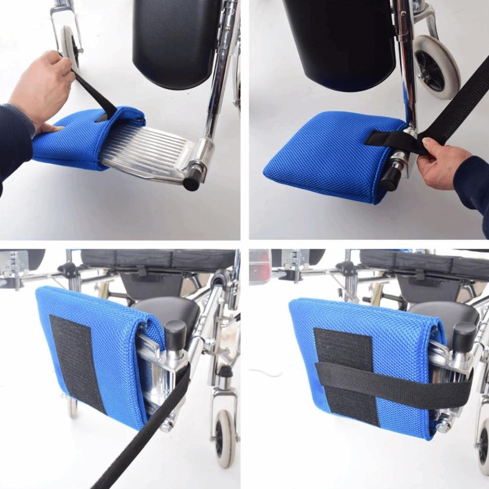 Slip Resistant Wheelchair Footrest Pads Foot Protection Pads Prevent Foot Being Scratched
