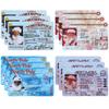 5-10 Cards Santa Claus Drivers Licence Merry Christmas Gift For Children Kids Favors 2025 New Year Party Decoration Supplies