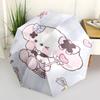 1pc Kawaii Bowtie Bear Automatic Folding Umbrella - Portable Tri-Fold Design with 8-Bone Iron Frame, Perfect for Festivals, Travel, Daily Use, and Gif