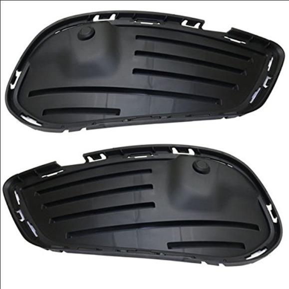 Mercedes-Benz W205 C200 Front Bumper Grille Fog Light Frames (2058854123, 2058854023)