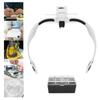 1.0x 3.5x Magnifying Glass LED Light Head Loupe Eyelash Extension Headband Magnifier