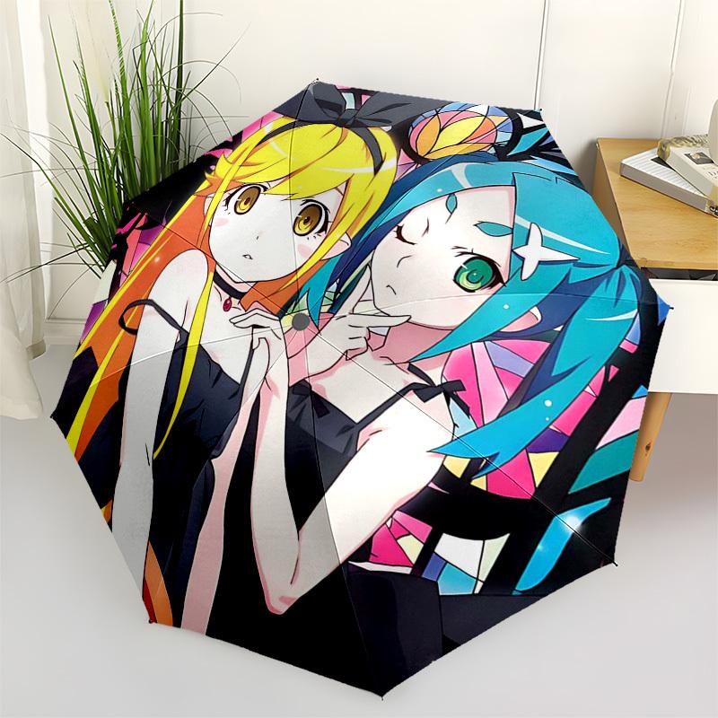 

1pc Outdoor Umbrella with Anime Characters | Automatic Opening & Closing | Portable 3-Fold Design | 8-Rib Iron Frame | Perfect Gift for Fans, Tra