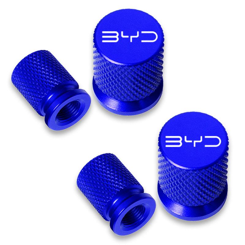

Для BYD Atto 3 Act 3 Tang F3 E6 Dmi Yuan Song plus EV 2022 2023 Автоаксессуары 4 шт. Алюминиевые колпачки на ниппель колеса автомобиля