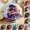 1pc Ayliva Exquisite Poster Art Umbrella Portable Folding Umbrella Iron Frame Hole Bone Structure Outdoor Home Umbrella