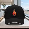 Flame Logo Adjustable Baseball Cap Unisex Lightweight Printed Hat for Outdoor Weddings Parties