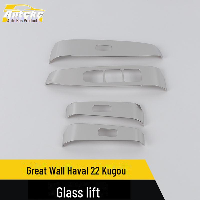 

Haval 22 Kugou Glass Lift Window Armrest Switch Sequin - Interior Car Accessory 4 pieces