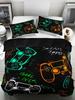 Gamer Bedding Sets For Boys Gaming Duvet Cover Set Queen Video Games Comforter Cover,Playstation Designs Bed Set For Teen Boys