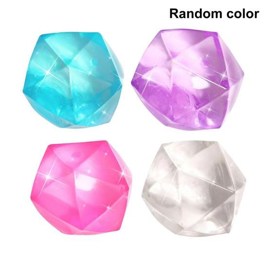 

1/2/4 шт. Игрушка-куб для снятия стресса с медленным отскоком TPR, снятие тревожности, стразы 4pcs