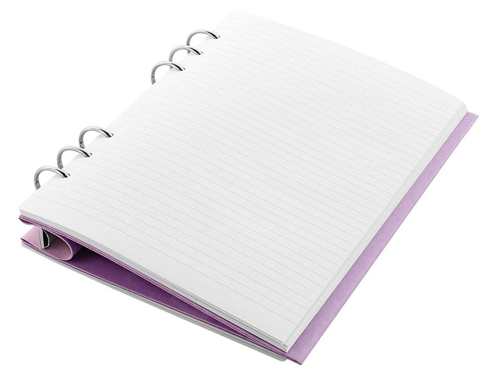 Filofax System Organizer Clipbook A5 Orchid Purple 023623 [Used]