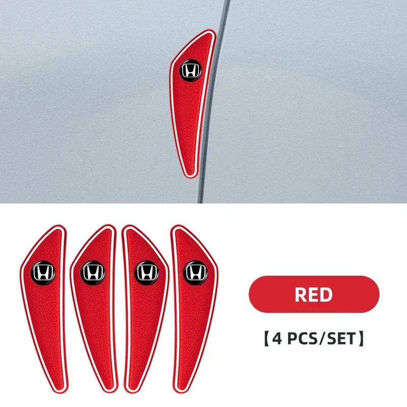 4pcs Car Door Bumper Strip Protection Strip For Honda Civci FIT CRV Accord Jazz HRV Dio Stepwgn Prelude Odyssey City CRX Pilot