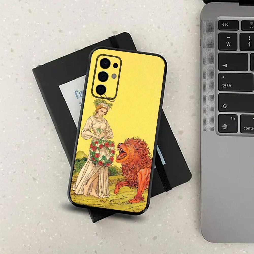 Egypt M-Mysterious Tarot Phone Case For Samsung S24,S21,S22,S23,S30,Ultra,S20,Plus,Fe,Lite,Note,10,9,5G Black Soft Cover