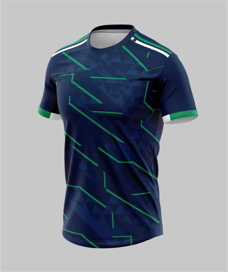 Simple and Fashionable Men's Outdoor 3D Printed Short-sleeved Large-sized Breathable Casual Sports T-shirt for Family Wear