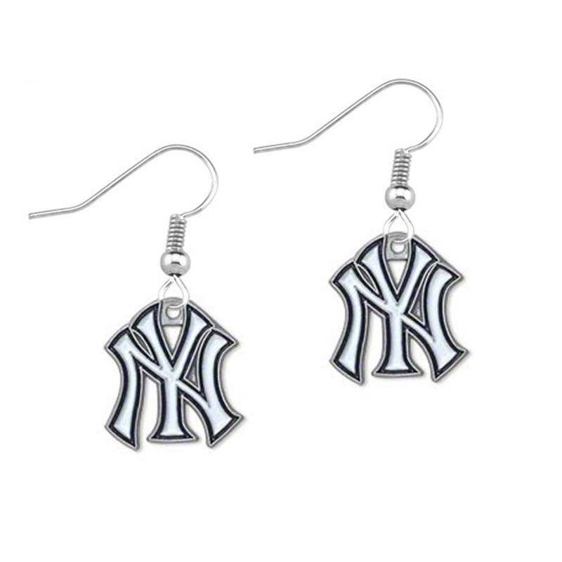 Steelers Heart Pendant Earrings With Crystals For Football Fans Women Jewelry