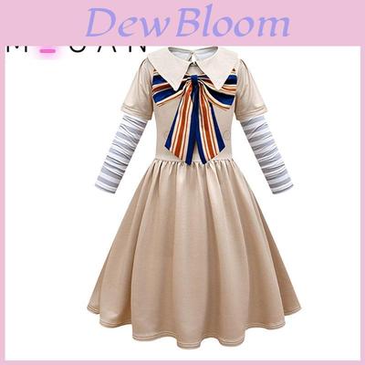 M3gan Girls' Halloween Costume Dress For Cosplay Polyester Fabric Available In Multiple Sizes