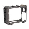 Action Camera Cage Anti Drop Aluminum with Cold Shoe Silicone Lens Cover Action Camera Protective