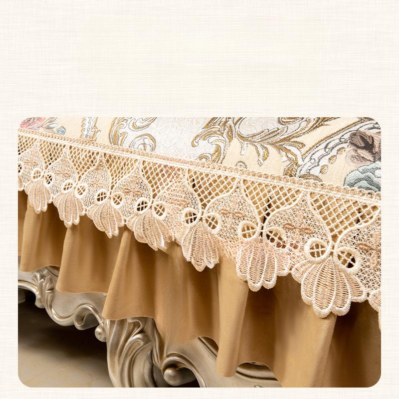 European-Style Sofa Cushion Four Seasons Universal Non-Slip Breathable Precision Jacquard Sofa Cover