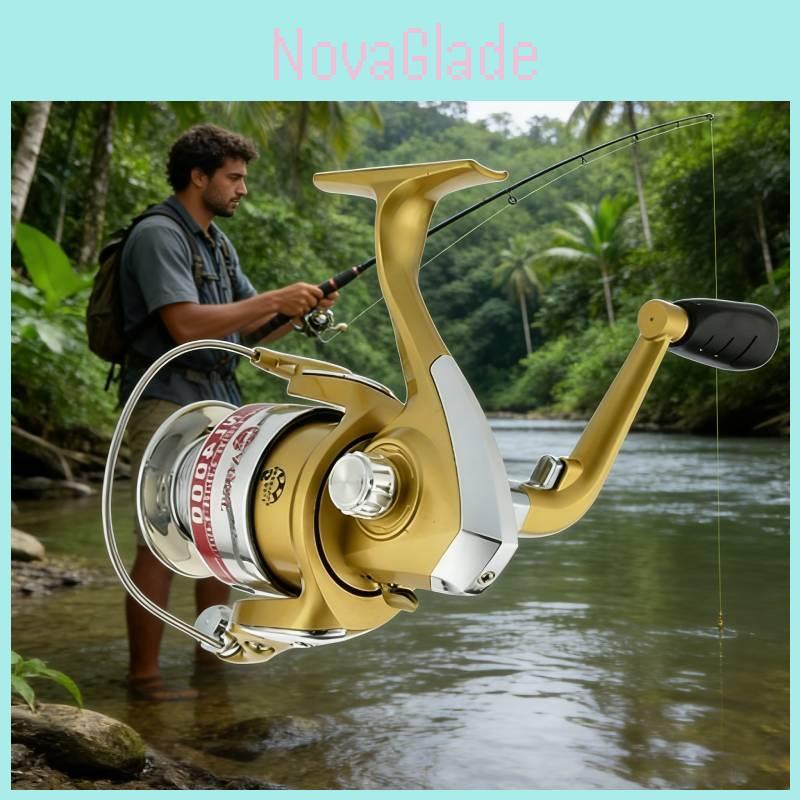 Yumoshi Fishing Reel With Metal Spool And Full Metal Gear For Saltwater And Freshwater Anglers