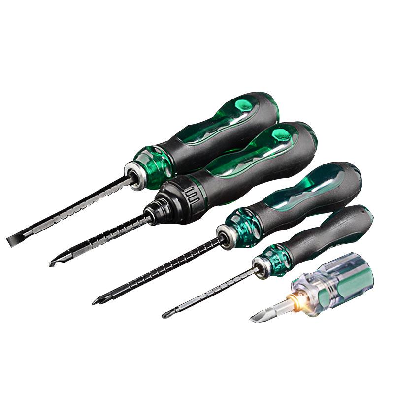Telescopic 2-in-1 Phillips & Slotted Screwdriver Set for Household Use