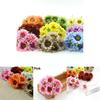 Vibrant 6pcs Artificial Gerbera Daisy Fake Silk Flower For Stunning Home Decor