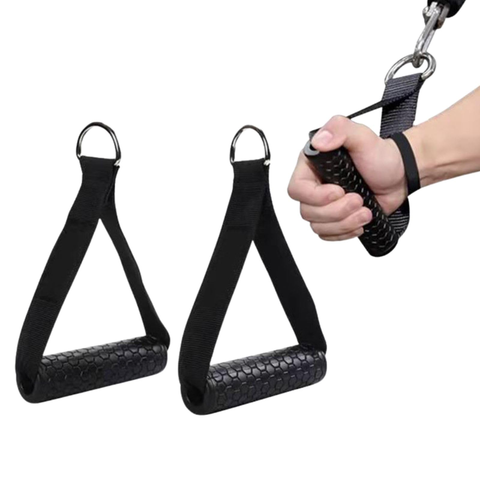 HOTQ Exercise Handle Cable Machine Fitness Hand Fitness Handle Muscle