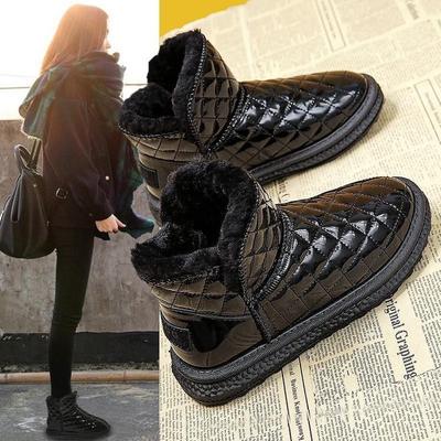 Snow Boots New Non-slip Winter Warm Piled Thickened Classic Short Snow Cotton Boots Cotton Shoes