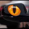 Funny 1 Pair Three Dimensional Cat's Eye Car Sticker Rearview Mirror Car Stickers Realistic Sticker