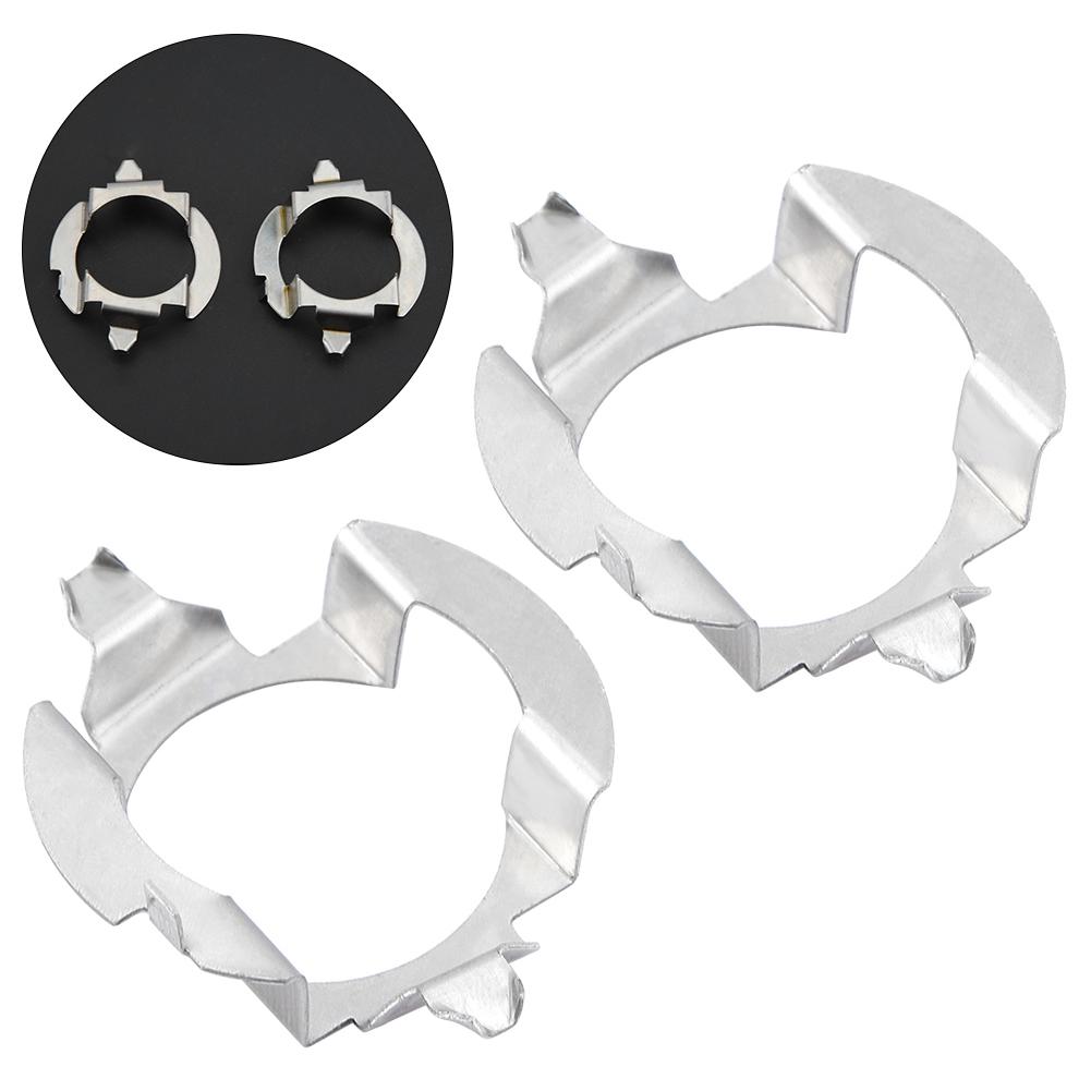 2pcs H7 LED Car Headlight Bulb Adapter Base Retainer Holder for Ford BMW