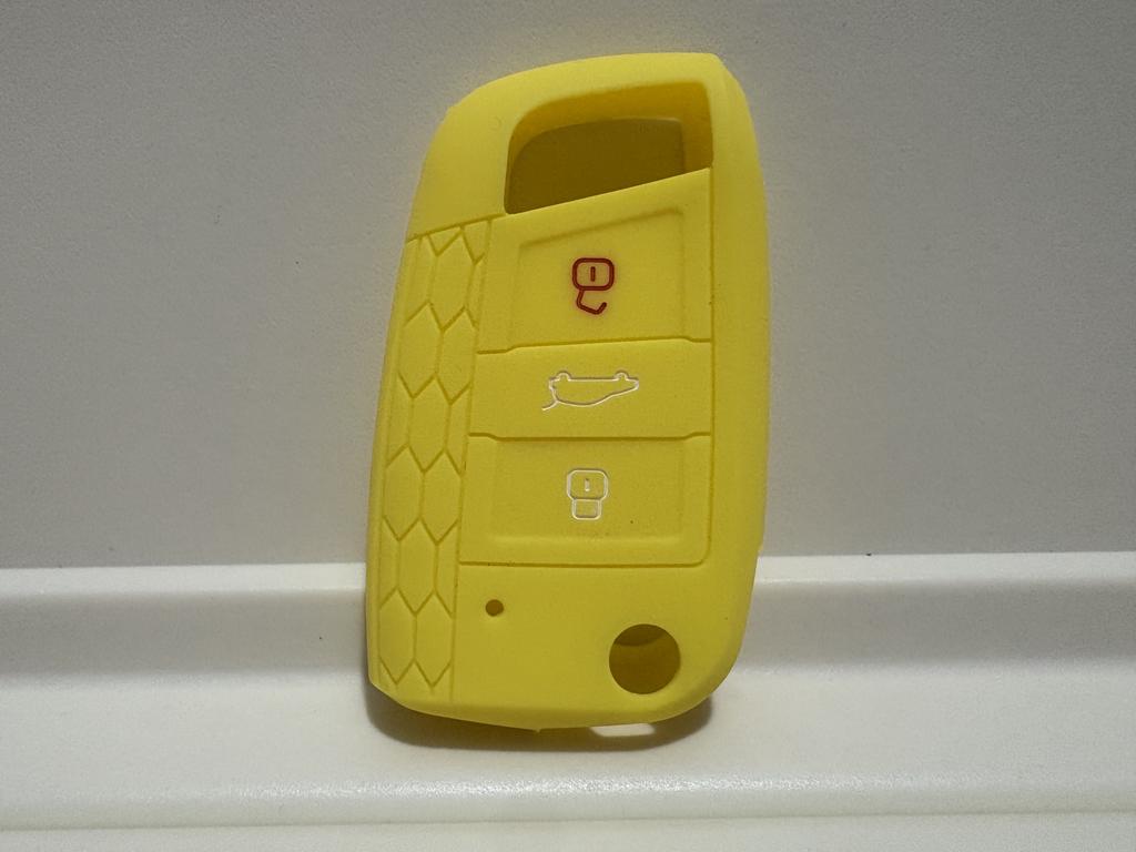 3 Buttons Silicone Cover Case Shell Key Fob Bag For For VW Golf 7 GTI MK7 For Skoda Octavia A7 For Seat Car Accessories Parts