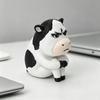 3D Printed Cow 3D Printed Funny Collectible Desk Decoration Farm Animal Figure Toys For Kids Adults Desk Office Bookshelf