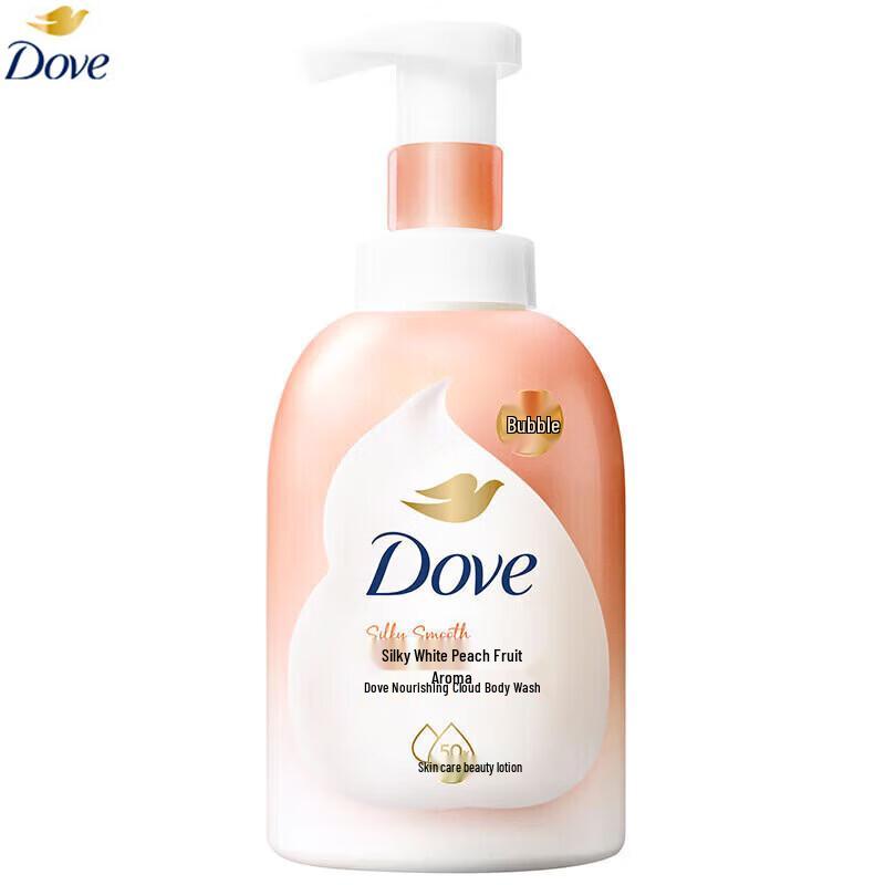 Dove White Peach Creamy Bubble Shower Foam 400ml