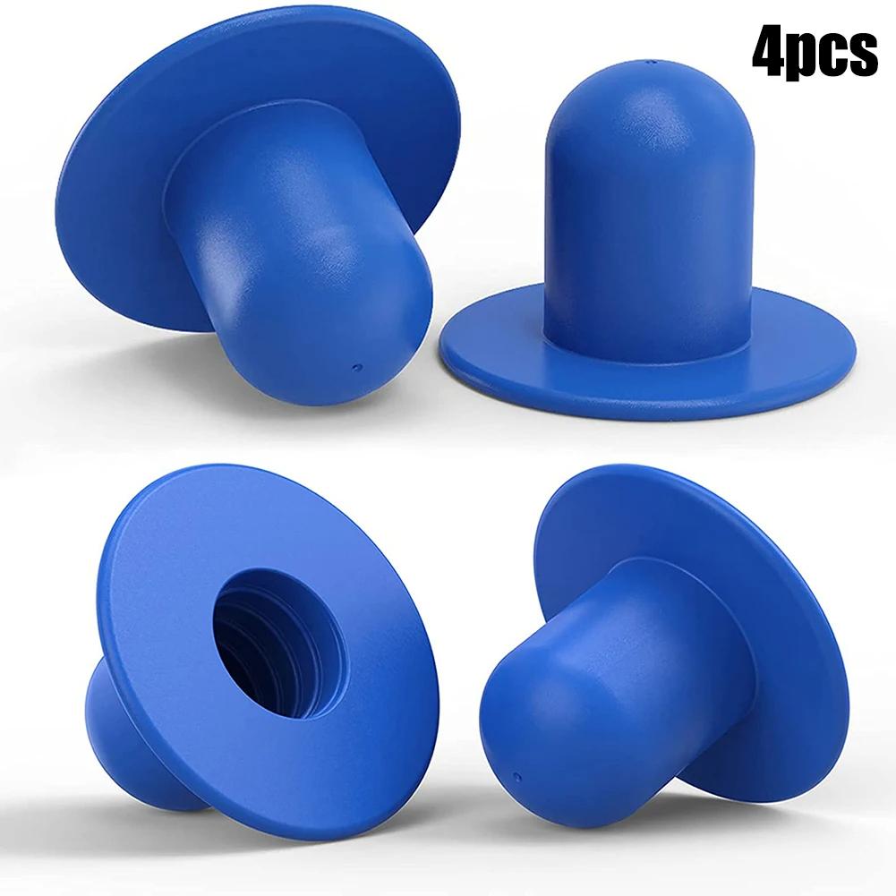 4pcs Blue Or Black Plastic Swimming Pool Wall Plugs Swimming Pool Drain Plug Pump Strainer Hole Plug Water Stopper