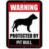 Animal Family Warning Poster On the Wall, Metal Plaque