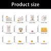 11Pcs Funny Cats Brewing Tea Miniature Statue Resin Art Piece Collectible Ornaments For Creative Desktop Shelf Displays