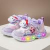 New Style Sports Shoes, Cartoon Shoes, Glowing Shoes, Girls' Sports Shoes, Rotating Buttons