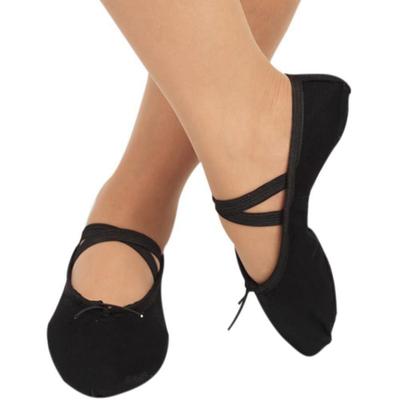 Canvas Slippers Pointe Dance Gymnastics Child Girl Ballet Dance Shoes