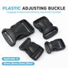 5-20Pcs 20/25/32/38mm Plastic Side Release Buckles Backpack Straps Safety Buckle Dog Collar Adjust Clasps Carabiner Accessories