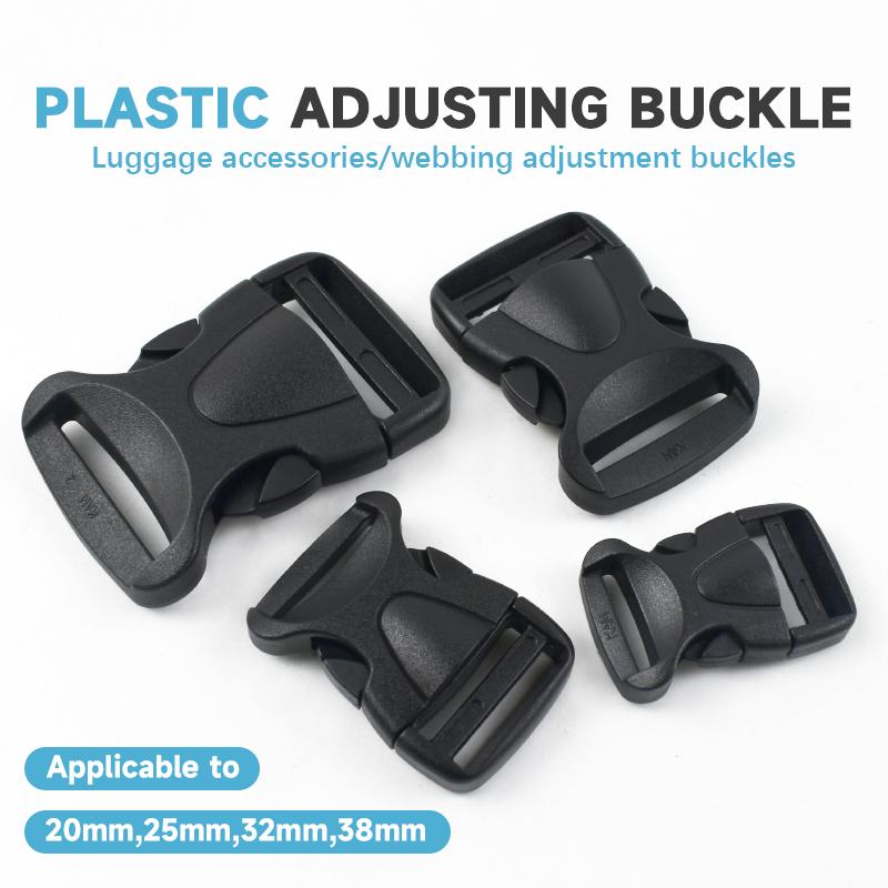 5-20Pcs 20/25/32/38mm Plastic Side Release Buckles Backpack Straps Safety Buckle Dog Collar Adjust Clasps Carabiner Accessories