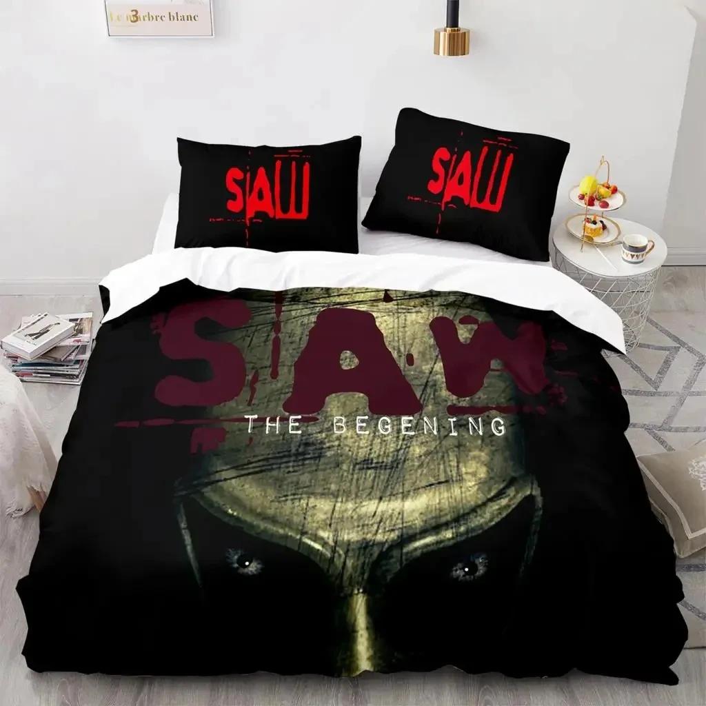 3D Print Chainsaw Fright Saw 3D Duvet Cover Bedding Set Comforter Linen Pillowcases Home Decor Single Double Twin King Queen