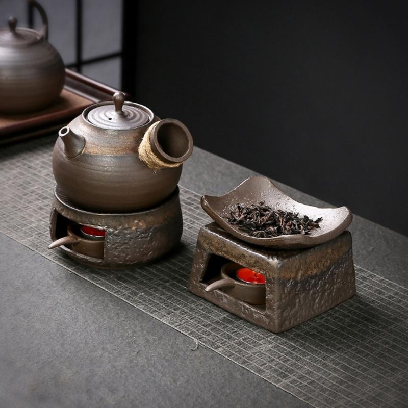 1 Set Teas Stove Candle Insulation Teapot Stand Teas Light Candle Holder Aromatherapys Oil Burners Essential Oil Burners