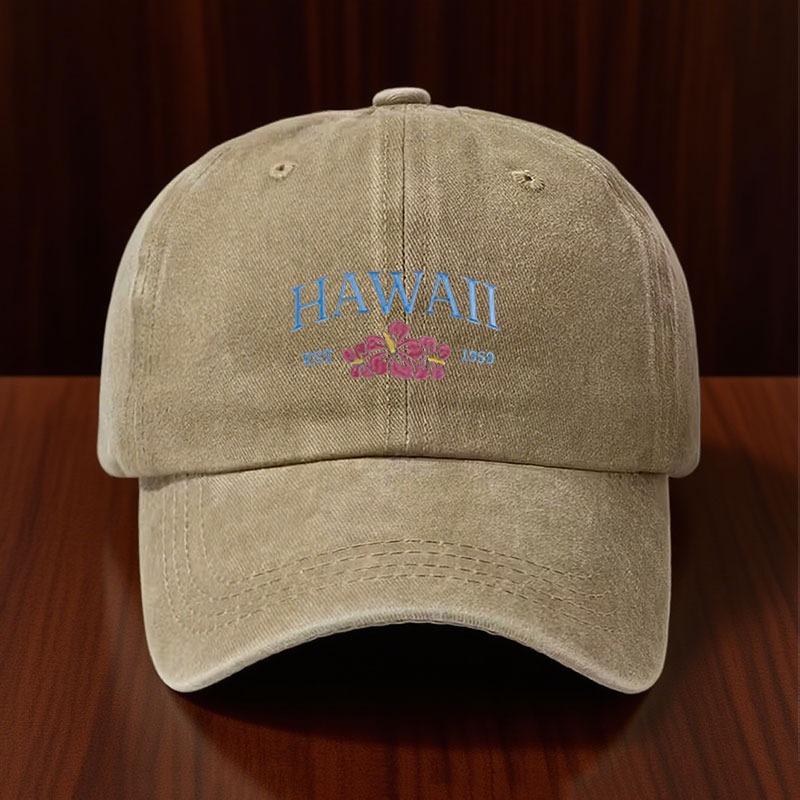 Baseball Cap Unstructured Low Profile Sun Protection Duck Tongue Hat Vintage Washed Cotton All-Match Trendy For Daily