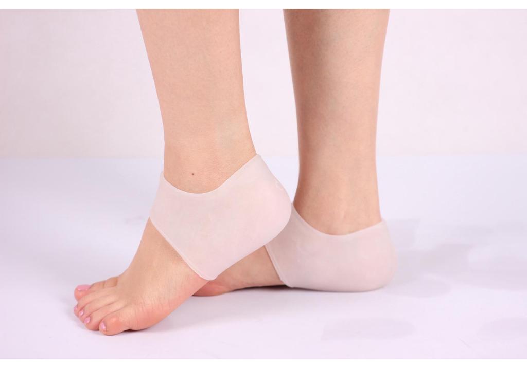 Solette Invisibili in Silicone per Talloni Douyin: Mezze solette antiscivolo bioniche da donna per aumentare l'altezza