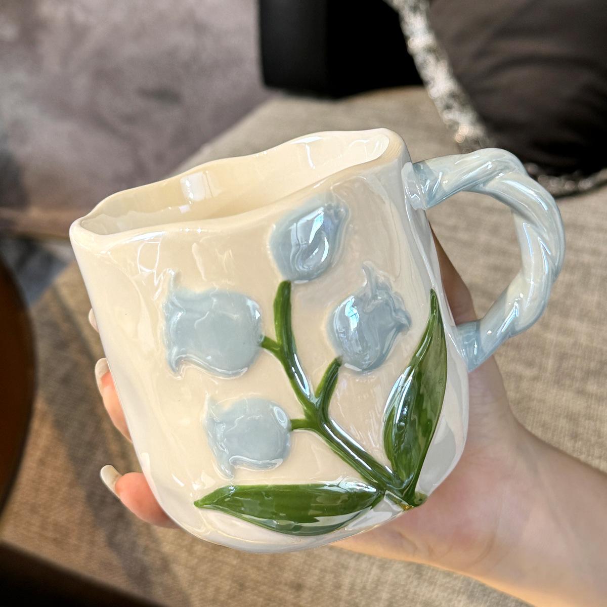 Кубок для воды в виде тюльпана, высококачественный кубок, нишевый подарок, праздничный подарочный набор, сувенир 401-500ml