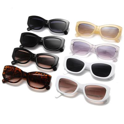 Trend of The New Online Celebrity Live Cat's Eye Sunglasses Female Tide Anti-ultraviolet Fragrance Sunglasses Slim Fashion Glasses.
