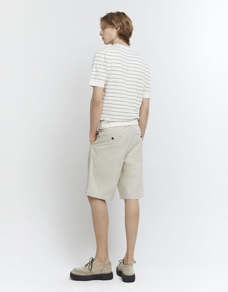CONCEPTS1ONE Washable Striped Crew Neck Short Sleeve Knit Sweater 10056527/056527 [2Color]