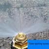 Copper Adjustable 180° Atomizing Nozzle Sprinkler for Garden Irrigation & Dust Cooling