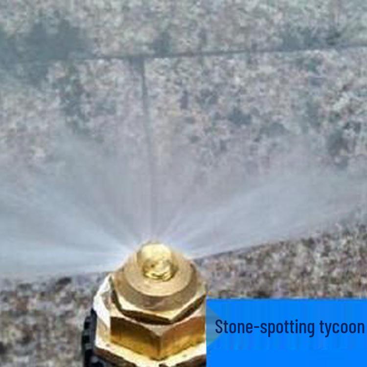 Copper Adjustable 180° Atomizing Nozzle Sprinkler for Garden Irrigation & Dust Cooling